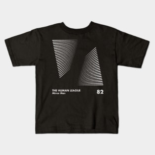 The Human League / Minimal Graphic Design Tribute Kids T-Shirt